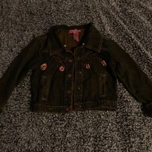 Betsey Johnson denim jacket size 6x in toddlers